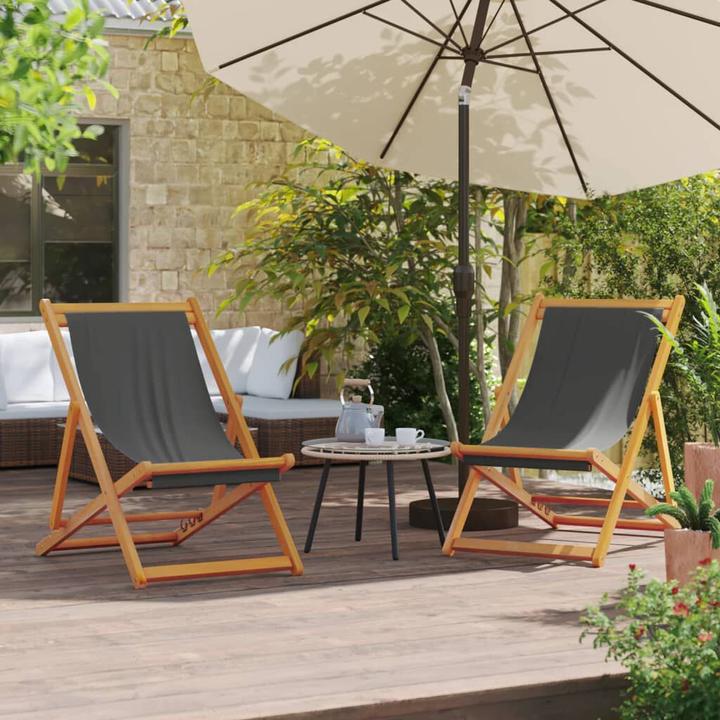 Image du produit VidaXL Chaises de plage (127 cm)
