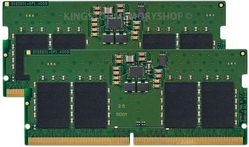 Image du produit Kingston Technology KCP548SS6K2-16 Module mémoire 16 Go 2 x 8 Go DDR5 4800 MHz (2 x 8GB, 4800 MHz, RAM DDR5, SO-DIMM)