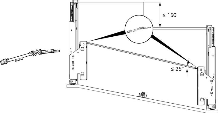 Produktbild Hettich Flexibler Adapter für Push to open Silent (1 Stk.)