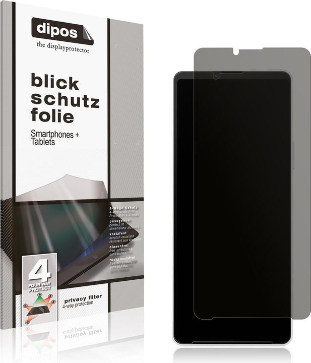 Image du produit Dipos Privacy Film de Protection d’écran 4-Way (1 pièce(s), Sony Xperia 10 VI)