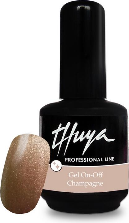 Thuya Gel-On-Off "Champagne" glitter (Champagne)