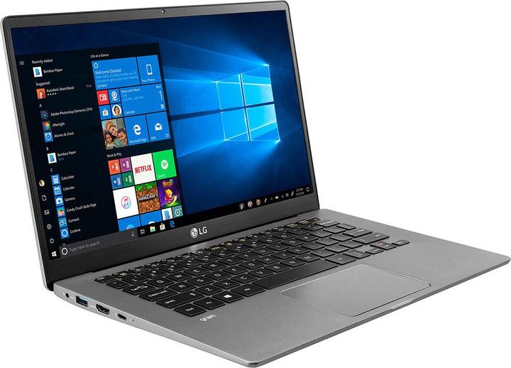 Actual product image LG gram 14 - 14Z90N-V.AR52G (14", Intel Core i5-1035G7, 8 GB, 256 GB, DE)