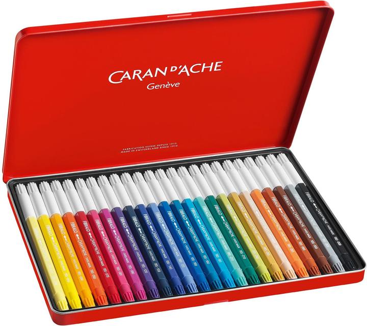 Productafbeelding Caran d'Ache Fibralo Metallschachtel (Veelkleurig, 24 x)