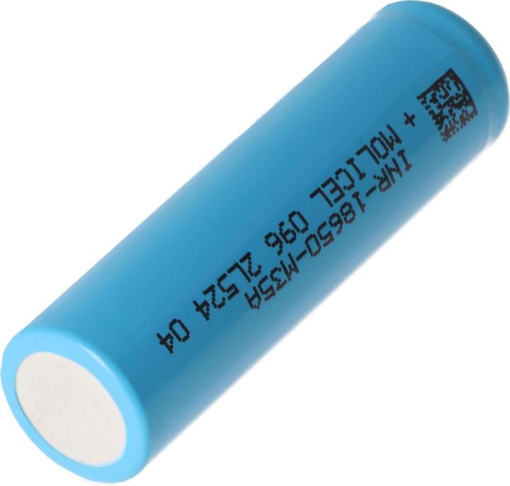 Actual product image Molicel Battery INR18650-M35A 3500mAh 10A unprotected, flat rate (3500 mAh)