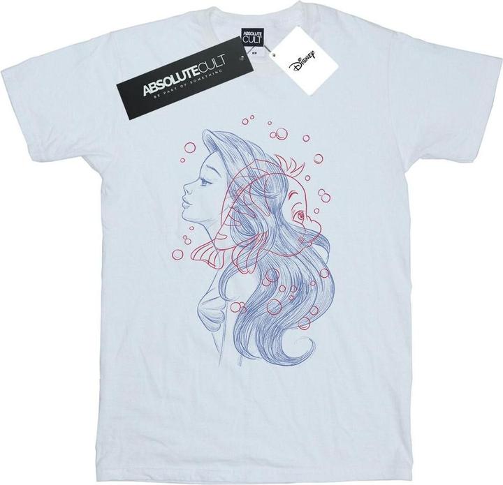 Produktbild Disney Ariel Flounder Sketch TShirt (4XL)