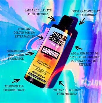 Image du produit Crazy Color Après-shampooing Rainbow pour cheveux colorés 250ml (250 ml)