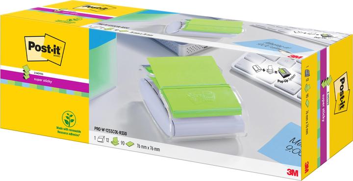 Actual product image Post-it Super Sticky Z-Notes Dispenser (76 x 76 mm)