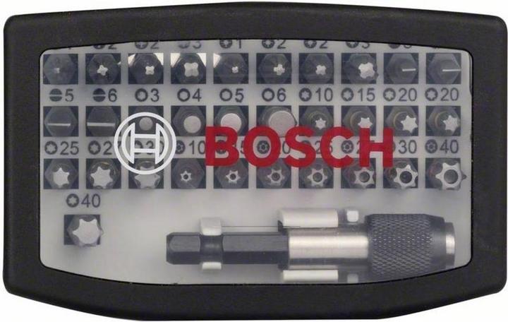 Produktbild Bosch Professional Zubehör Bit-Set (PH1 / PH2 / PH3 / PZ1 / PZ2 / PZ3 / HEX3 / HEX4 / HEX5 / HEX6 / T10 / T15 / T20 / T25 / T27 / T30 / T40 / SL3 / SL4 / SL5 / SL6 / TH10 / TH15 / TH20 / TH25 / TH27 / TH30 / TH40)
