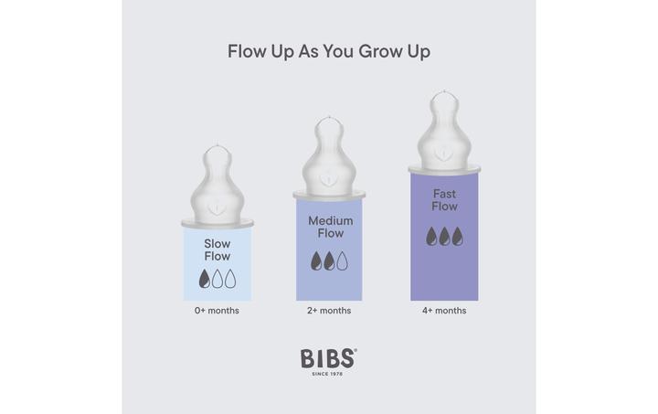 Immagine prodotto Bibs Bottiglia di aspirazione in silicone a flusso lento 2 pezzi