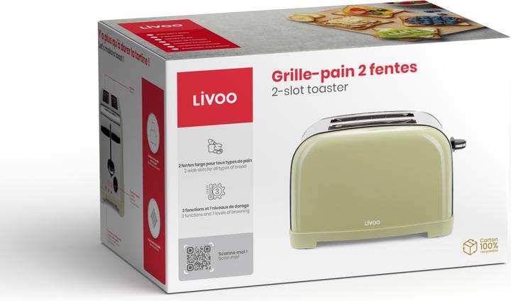 Actual product image Livoo Toaster (EU plug)