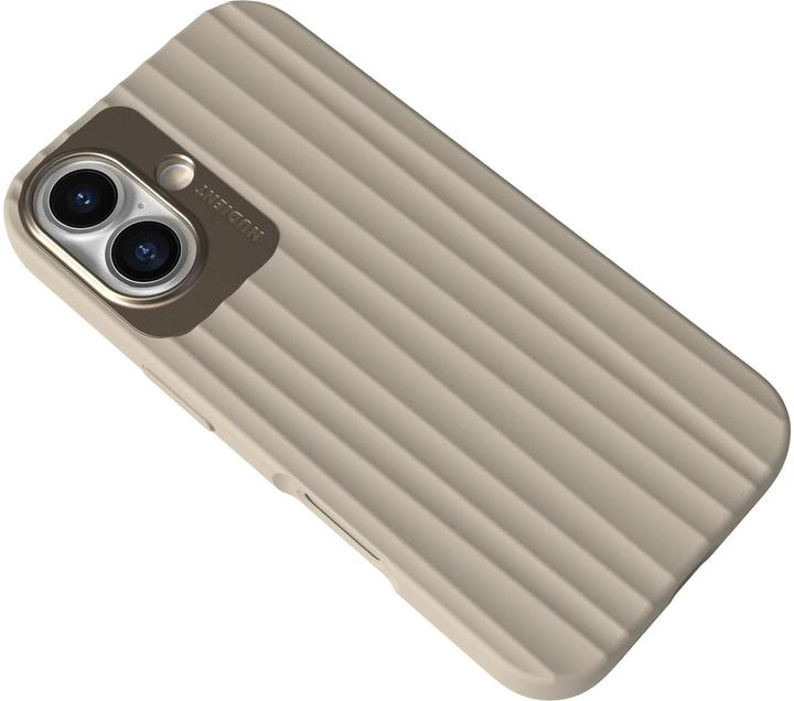 Actual product image Nudient Back Cover Bold MagSafe iPhone 16 Linen Beige (Apple iPhone 16)