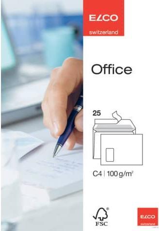 Produktbild Elco Briefumschläge Office in Kleinpackung (C4, 25 x)