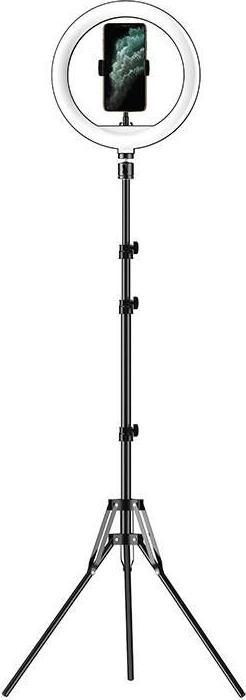 Image du produit Apexel Tripode/anneau lumineux APL-FL10JJ14Y (noir) (Lampe à tige)