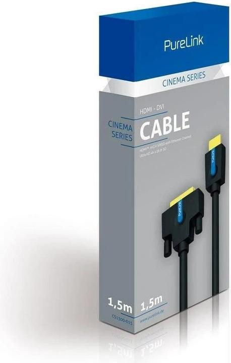 Produktbild Purelink DVI — HDMI (Typ A) (1.50 m, HDMI, DVI)