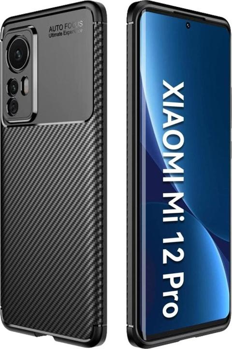 Produktbild Screenguard Xiaomi 12 Pro Hülle Carbon Design TPU Case (Xiaomi 12 Pro)
