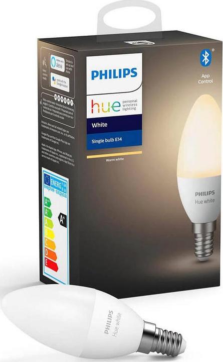 Produktbild Philips Hue White BT (E14, 5.50 W, 470 lm, 1 x, F)