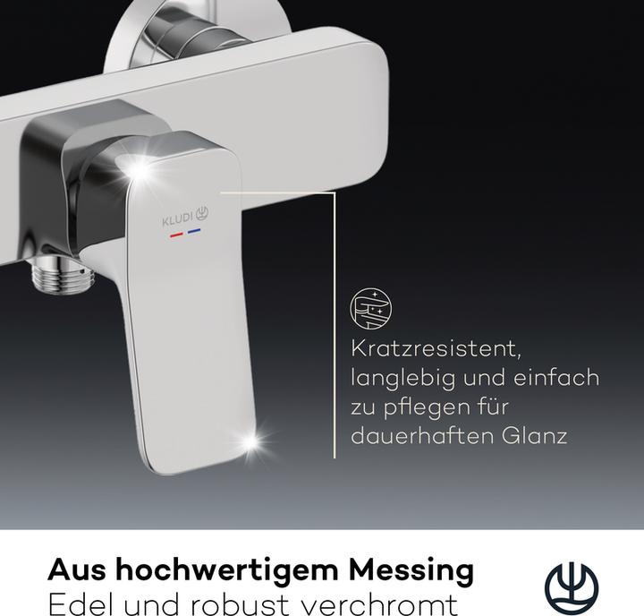 Produktbild Kludi X1 Duscharmatur Aufputz, Brause-Einhandmischer