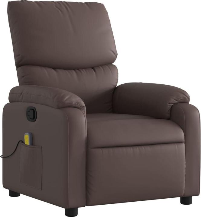 VidaXL Massagesessel Braun Kunstleder,Farbe: Braun,Material
