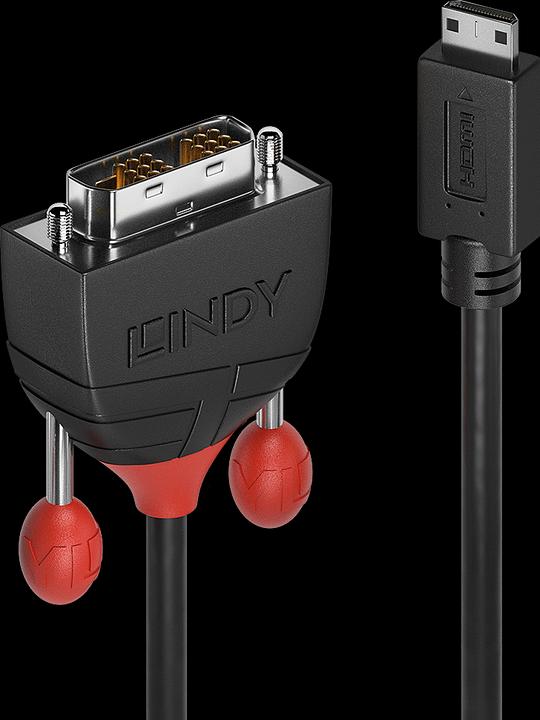 Immagine prodotto Lindy mini HDMI (Typ C) — DVI (1 m, HDMI, DVI)