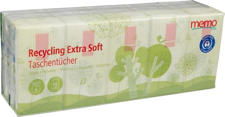 Memo Paris Handkerchiefs Recycling Extra Soft H1055 4lg. 15x10pcs.