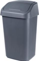 Produktbild Orthex Schwingdeckel-Abfalleimer, 50 Liter, dunkelgrau (50 l)