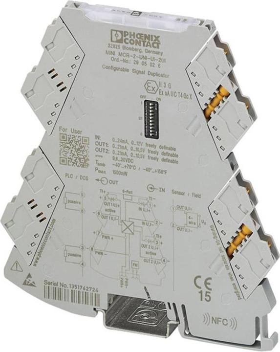 Actual product image Phoenix Contact MINI MCR-2-UNI-UI-2UI-PT