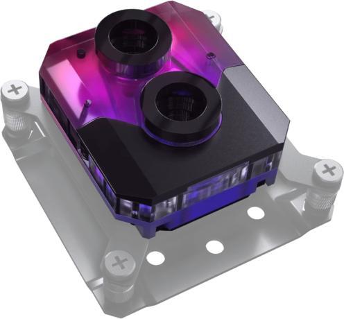 Image du produit Phanteks Glacier EZ-Fit 450CPU Refroidisseur à eau pour CPU, RGB - noir