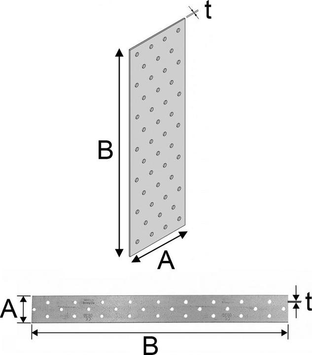 Produktbild Simpson Sst Lochblechstreifen (1 Stk.)