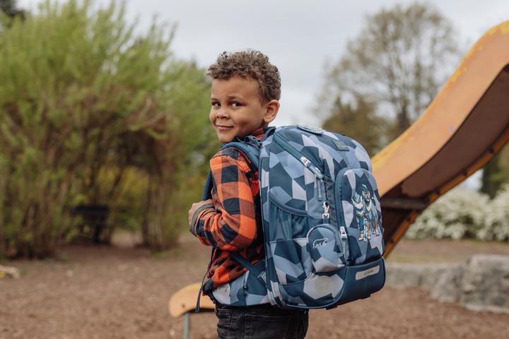 Immagine prodotto Beckmann Zaino scolastico Active Air FLX con tasca frontale double-face (25 l)