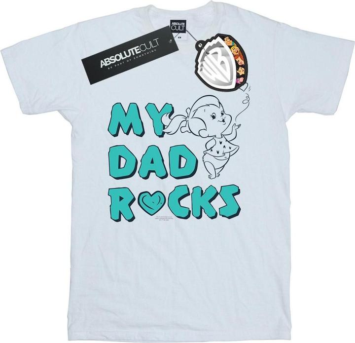 The Flintstones Pebbles My Dad Rocks TShirt (XXL)