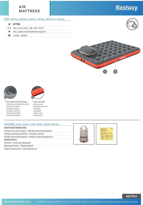 Produktbild Bestway Luftmatratze