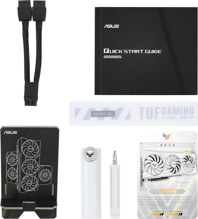 Actual product image ASUS TUF-RTX4070TIS-O16G-WHITE-GAMING (16 GB)