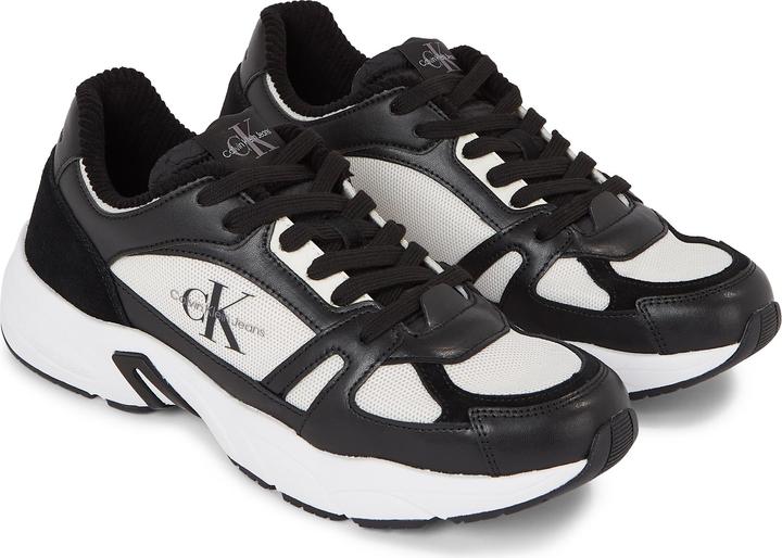 Immagine prodotto Calvin Klein Retro Tennis Lace up Heren Sneakers - Zwart/Wit - Maat 42 (42)
