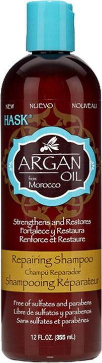 Actual product image Hask ARGAN OIL repairing shampoo 355 ml (355 ml, Liquid shampoo)