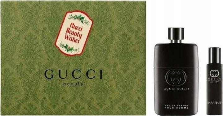 Actual product image Gucci Guilty Pour Homme 3.0 oz EDP Spray Mens Cologne 0.5 oz EDP Spray Set (Eau de parfum, 22.80 ml)