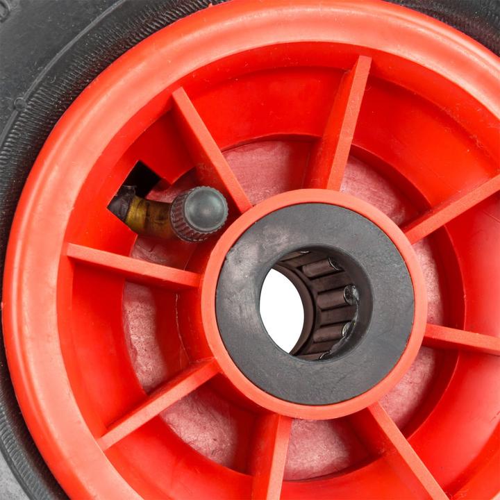 Produktbild Dema Sackkarrenrad / Luftrad mit Nadellager 3.00-4 rot (130 kg)
