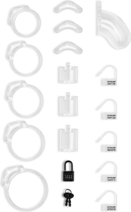 Image du produit Lockdown Cage de chasteté Transparent - Petit