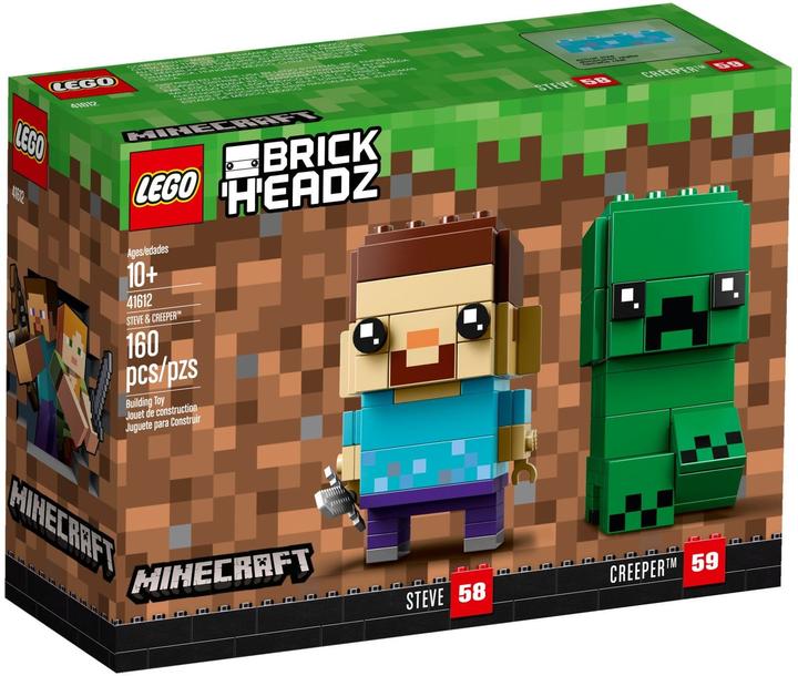 Actual product image LEGO Brickheadz Steve & Creeper 41612 (41612, LEGO Brickheadz)