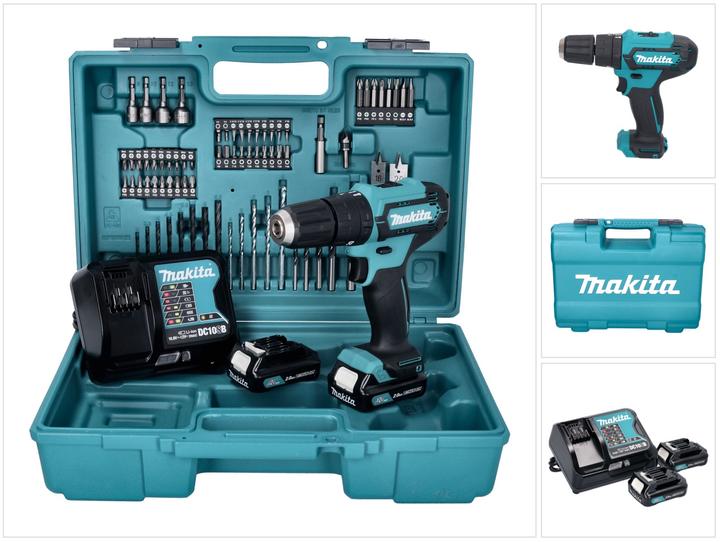 Actual product image Makita Battery-powered impact drill (Rechargeable battery operated)