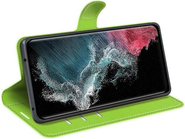 Produktbild MU Classic Litchi Leder Bookcover Series (Samsung Galaxy S23 Ultra)