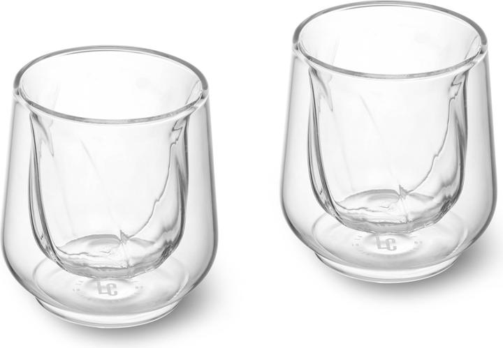 Actual product image La Cafetière Siena Double-Walled Cortado Glasses, Set of 2, 135ml (0.14 l, 2 x)