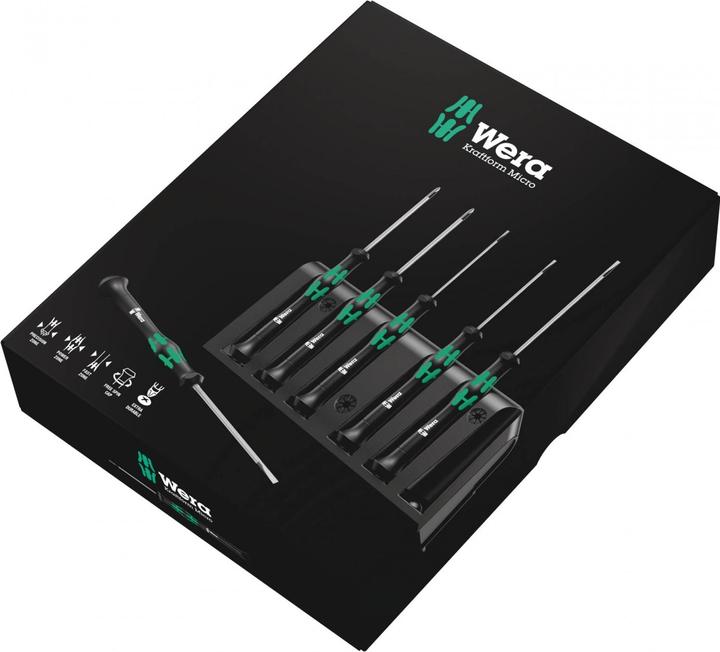 Produktbild Wera 2035/6 A Rack (Phillipps-Kreuzschlitz (PH), Schlitzschrauben)