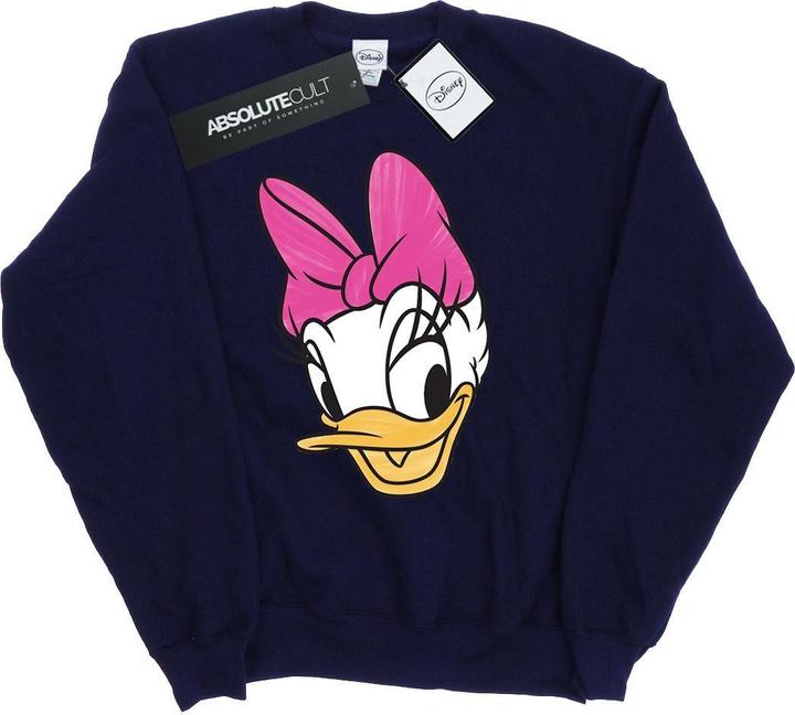 Disney Daisy Duck Head Painted Sweatshirt (XL)