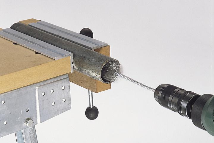 Produktbild wolfcraft wolfcraft 1 Stahldraht-Zylinderbürste ø28x60x95mm (Stahldraht)