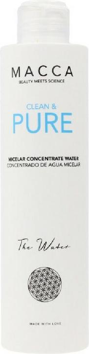 Image du produit Macca Cosmetics Clean & Pure - Micellar Concentrate Water - Gel nettoyant micellaire pour une peau douce (Chiffons de nettoyage, 200 ml)