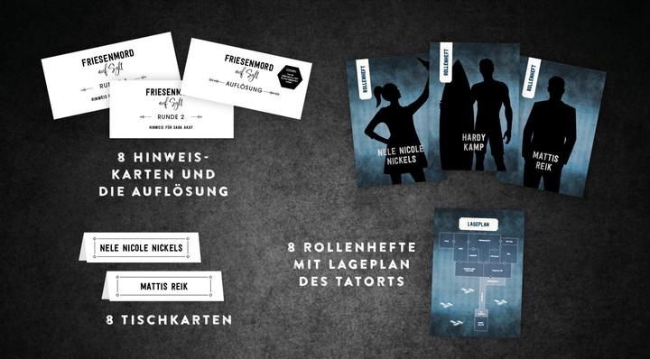 Produktbild Crime & Dine – Das Krimi-Dinner-Set: Friesenmord auf Sylt (Deutsch)