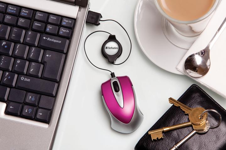 Produktbild Verbatim Go Mini Optical Travel Mouse (Kabelgebunden)