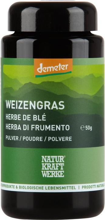 NaturKraftWerke Weizengras Pulver Demeter (1 Stück, Pulver, 50 g)