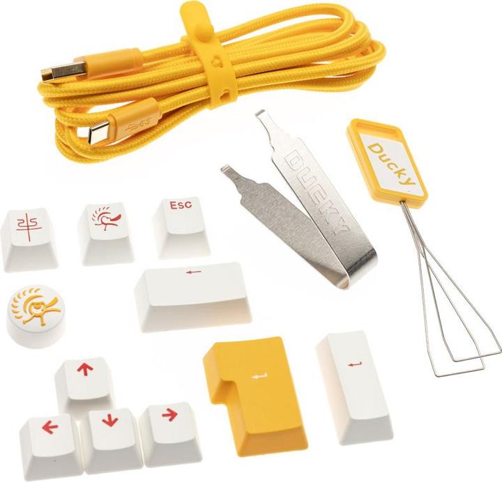 Image du produit Ducky Clavier de jeu One 3 Yellow TKL, LED RGB - MX-Clear (DE, Filaire)