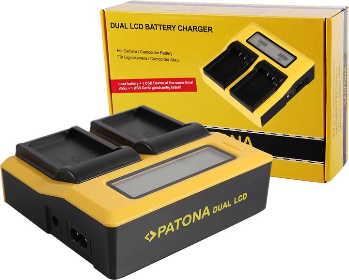 Produktbild Patona Dual LCD Charger (Kamera Akku Ladegerät)